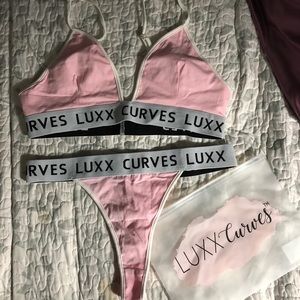 Luxx Curves Baby Pink duo underwear